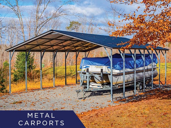 Metal RV Garage Carport