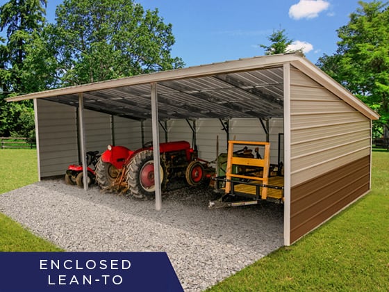 lean to metal roof carport